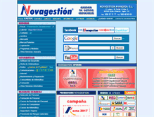 Tablet Screenshot of novagestion.com