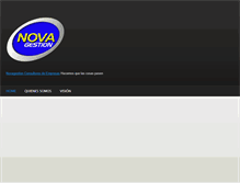 Tablet Screenshot of novagestion.cl